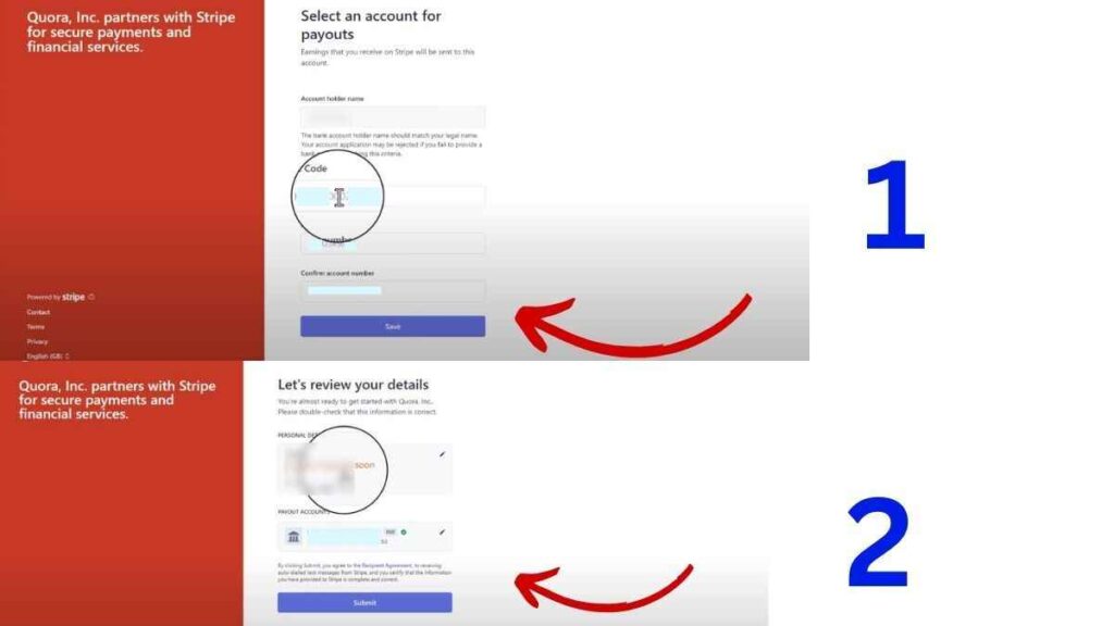 Quora bank account setup complete tutorial guide