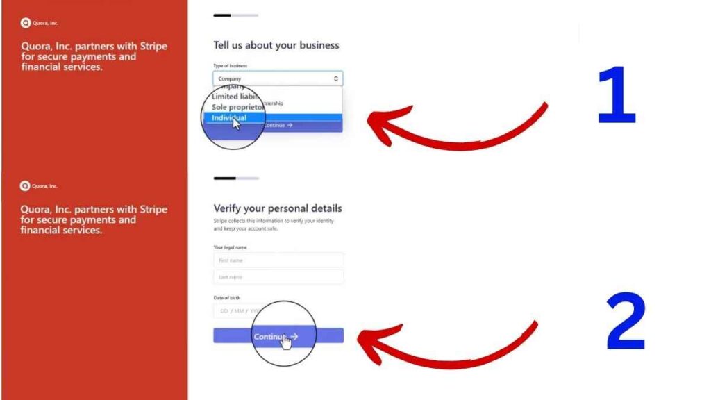 Quora account setup complete process