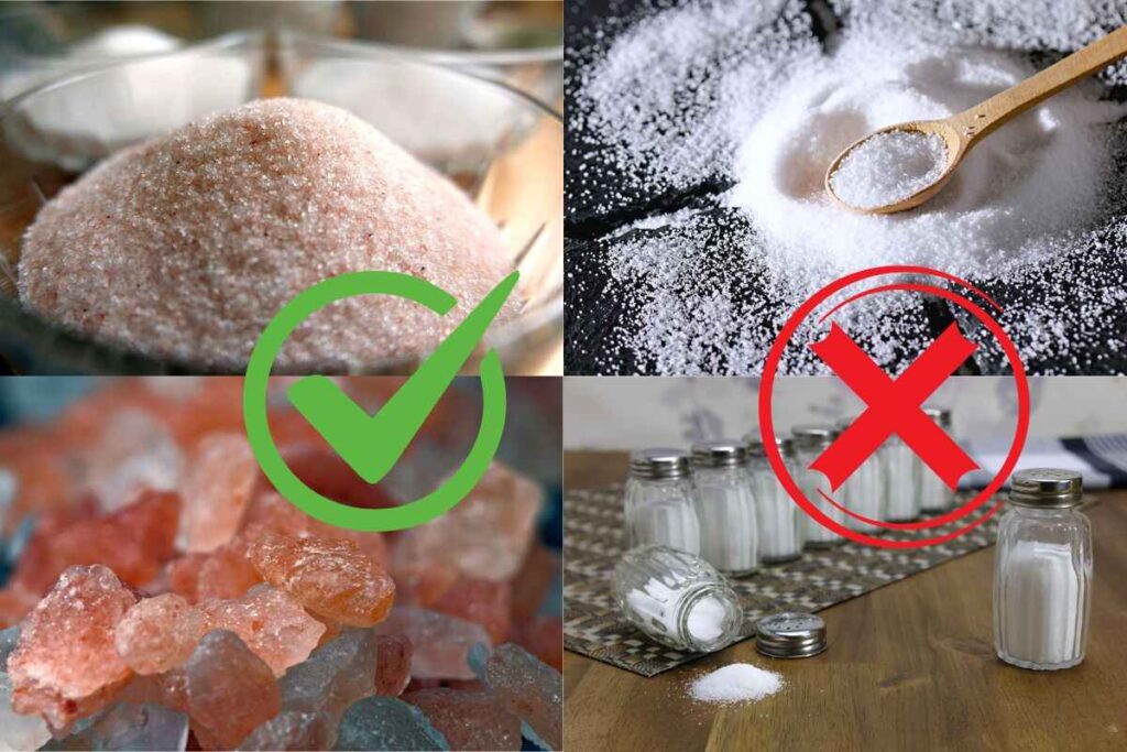 सेंधा नमक, सफ़ेद नमक